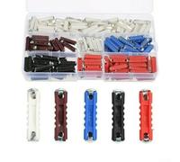 Torpedo Fuses Kit 200 Pcs of Essential Car Fuses in 5A to 40AMP Ratings for Quick Fixes