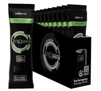 Torq Energy Drink Lemon & Lime Isotonic Energy Drink Powder - Electrolyte Powder Energy Drinks High Carbohydrates 30g per 500ml and Sodium - Single Serve Packs - Box of 15