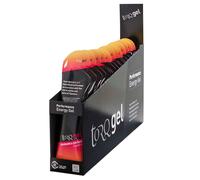 Torq Energy Gels Box Rhubarb&custard 45g 15 Units Orange,Black