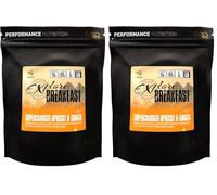 Torq Explore Apricot & Ginger Breakfast - Healthy Cereal for Pre & Post Workout, Exercise - High in Protein, 25g of Protein, 100g of Carbohydrates (Pack of 2)