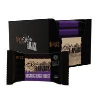 Torq Explore Flapjack Black Forest Plant Based - Vegan Nutrition Snacks for Running, Cycling, Sports & Expeditions - Endurance Flapjacks Energy Bars -