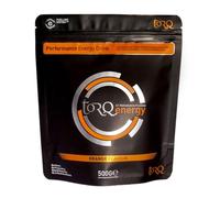 TORQ Flavoured Electrolyte Powder - Natural Orange Isotonic Hydration Powder with Electrolytes Drink | Fast Delivery Energy Drink with High Carbohydrates and Sodium | 15 Single Servings