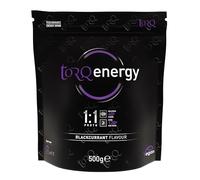 TORQ Proto 1:1 Energy Drink Powder 500g Blackcurrant - Dual Carb Electrolyte Sports Hydration Mix for Cycling, Running & Endurance Performance