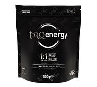 TORQ Proto 1:1 Energy Drink Powder 500g Naked - Neutral Flavour Dual Carb Electrolyte Sports Hydration Mix for Cycling, Running & Endurance Training