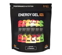TORQ Running Gels with Caffeine & Electrolytes - 2:1 Maltodextrin: Fructose for Endurance Sports & Optimal Performance | Energy Gels for Running, Cycling & Sport - 89mg Guarana | 6 Pack Sample Box