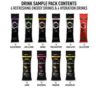 Torq Sample pouch Pack 10 Energy & Hydration Drinks (6 x Energy 4