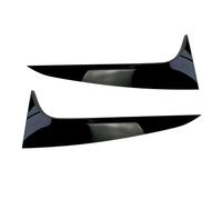 TorqCore Car Rear Window Spoiler Side Wing Cover,Fit For X4, G02 2019-2020 Glossy Black ABS car rear window side spoilers