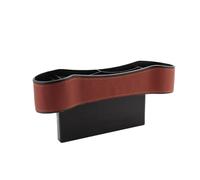 TorqCore Car SEAT, Crevice Storage Box,Fit For Wallet Phone Key Slit Leather Organizer Gap Filler Holder Storag car console gap filler(Brown)