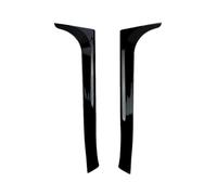 TorqCore Rear Window Side Wing Spoiler Splitter Stickers,Fit For Golf, 6 MK6 Glossy Black Trim Cover Roof car rear window side spoilers