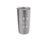 Torque 4-Speed Shift Pattern Vintage Muscle Car Graphic Stainless Steel Insulated Tumbler