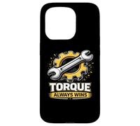 Torque Always Wins Wrench-Gear Power Graphic Case for iPhone 15 Pro