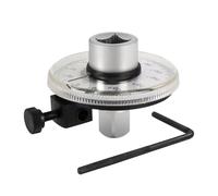 Torque Angle Meter - Precision Adjustable Measurement | Angle Tool Gauge Set + Metal With Scale | For Engine Maintenance Hub Installation Garage Calibration Technicians Chromium Vanadium Steel 0-330 N