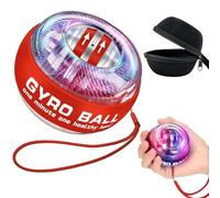 Torque-Ball Hand Exerciser, Wrist Power Gyro Ball, Curaball Hand Exerciser, Grip Strength Trainer, Hand Strengthening Devices, Wrist Strengthener, Finger Exerciser, Auto-Start Colorful Lighting