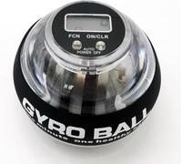 Torque Ball with Counter - Wrist Power Gyro Ball for Forearm Strengthener, Grip Strength Trainer, Hand Strengthening Exerciser, Wrist Trainer Balls with Auto-Start LED Lights (Black)