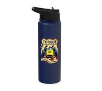 Torque is Not A Crime Car Race Indianapolis Stainless Steel Insulated Water Bottle