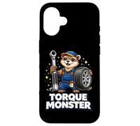 Torque Monster Otter Mechanic Wrench Tire Art Case for iPhone 16