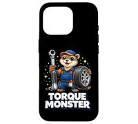 Torque Monster Otter Mechanic Wrench Tire Art Case for iPhone 16 Pro