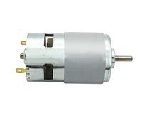 Torque Power 775/795/ 895 DC electronic starter Ball Bearing, Brushed electronic starter for Garden Cutting, Drill Press Accessories, 12-24V 12000 RPM Max Lathe Tools(795 Double Shaft 6000-12000rpm)