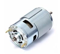 Torque Power 775 DC electronic starter 12-24V Large Power 4500-12000RPM Low Noise for Electrical Tools, Precision Lathe, Cutting Machine Lathe Tools(Round Shaft-12000rpm)