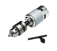 Torque Power 775 electronic starter 12-24V DC electronic starter Kit B10/B12 Drill Clamp electronic starter High Torque Low Heat for Hand Electric Drill, DIY, Bench Drill Lathe Tools(Motor+b10)