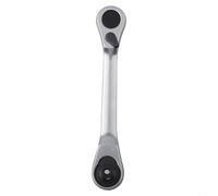 Torque Ratchet Wrench Small Size with Anti Rust Hardened Metal Build 72 Tooth Drive and Socket Wrenches for Bike and Vehicle Maintenance Use (A)