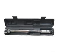 Torque Wrench 1/2 Inch Square Drive, Adjustable Click Type 28-210 N.m Two-Way Spanner for Car Repair, Chrome Vanadium Steel with Case(1-2)