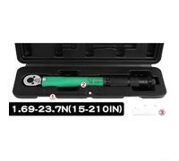 Torque Wrench 1/4 3/8 1/2 Inch Dual-Direction 45-Tooth Adjustable with Click Notification for Car Repair, Chrome Vanadium Steel, ±3%(B)
