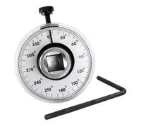 Torque Wrench Angle Gauge - Precision Metal Adjustable with Scale Device