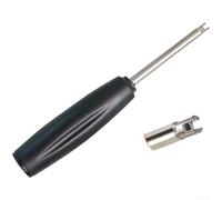 Torque Wrench Valve Core Tool for Car, Motorcycle & TPMS Tire Deflation and Core Removal - Dual-Head, 0.45 N·m Click-Adjustable, S(TORQUE WRENCH)