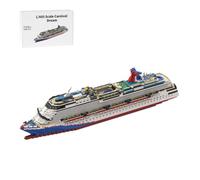 Torquino 1/400 Scale Carnival Dream Cruise Ship Building Blocks Set, Mini Bricks Boat Ship Model Kit, Gift for Adults(4235PCS)