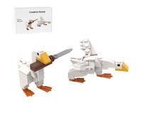 Torquino Creative Goose Building Blocks, Bird Animal Model Kit, Gift for Animal Lovers, MOC-52526(81PCS