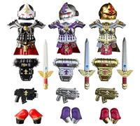 Torquino Medieval Nun Armor Building Blocks Set, Medieval Weapon Pack Accessories Set, Gift for Adults(18PCS)