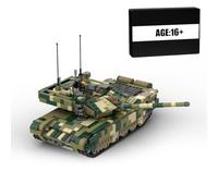 Torquino TYPE-99A Tank Army Building Block, 1:35 Scale Modern Army Main Battle Tank Model Kit, Military Vehicle Building Sets, Collectible Army Model for Adults, MOC-183439, 1606 Pieces