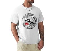 torr Artic Monkeys T Shirt, Poster ON T Shirt, White White M White L