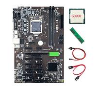 TORR B250 BTC Mining Motherboard Machine LGA115112 16X Graphics Card with DDR4 4GB 2666MHZ RAM + SATA Cable + Switch Cable + G3900 CPU
