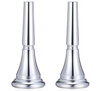 TORR French Horn Mouthpiece Kit Includes 2 Pcs French Horn Mouth Piece for Adults Children and Beginners Musical Instrument-B