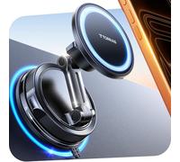 TORRAS 2026 Vacuum for Magsafe Car Mount【98+LBS Strongest Suction & Ultra Magnet】 Magnetic Phone Holders for Your Car, 360° Adjustable Car Phone Holder Mount for iPhone 17 Pro Max 16 15 14 13 12
