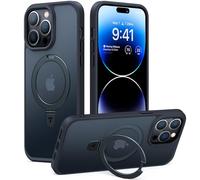 TORRAS 4-in-1 iPhone 14 Pro Max Case for Magnetic Stand [20W Strong Magnetic][Built-in Invisible Stand] SGS Military Shockproof Protective iPhone 14 Pro Max Phone Case Cover Black(UPRO Ostand)