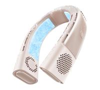 TORRAS COOLiFY 2S Lite Neck Air Conditioner, Long Battery Life Cooling Neck Fan, Lightweight & Comfortable, Hands-Free Wearable AC for Commute, Work, Travel. Apricot