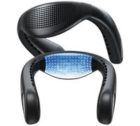 TORRAS COOLiFY Air 2026 Upgraded Neck Fan Air Conditioner, Dual-Airflow Pro Cooling, Ultra Light Portable Fan Rechargeable, Personal Cooling Fan Travel Essentials, Gift for Dad Husband Father, Black