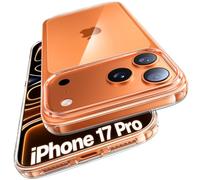TORRAS Crystal Clear for iPhone 17 Pro Case, NO.1 Anti-Yellowing Certified by RoHS [12FT Military-Grade Protection] Thin Slim Soft Case for iPhone 17 Pro cover- Clear