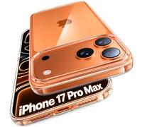 TORRAS Crystal Clear for iPhone 17 Pro Max Case, NO.1 Anti-Yellowing Certified by RoHS [12FT Military-Grade Protection] Thin Slim Soft Case for iPhone 17 Pro Max cover- Clear