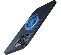 TORRAS for iPhone 15 Pro Case with MagSafe, Light Slim but Sturdy, Velvety Touch and Elegant Look, Thin to Invisible, Protective Hard Anti-Scratch Magnetic for iPhone 15 Pro Cover, Matte Black