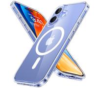 TORRAS for iPhone 16 Plus Case with MagSafe, 12FT Military Grade Shockproof, 20W Safe & Fast Charging, 3 Colour Removable Buttons, Magnetic Protective for iPhone 16 Plus Cover, Diamond Clear