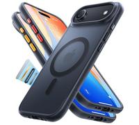 TORRAS for iPhone 17 Air Case with MagSafe, 12FT Military Grade Shockproof, Durable & Sturdy, Velvety Touch and Anti-Slip Texture, Magnetic Protective for iphone 17 air cover, Matte Black