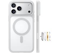 TORRAS for iPhone 17 Pro Case 12FT Military Grade Shockproof, Durable & Sturdy, Velvety Touch and Anti-Slip Texture, Protective for iPhone 17 Pro case Grey