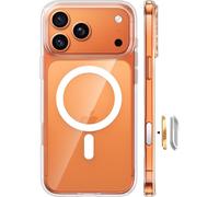 TORRAS for iPhone 17 Pro Case 12FT Military Grade Shockproof, Durable & Sturdy & Velvety Touch, Magnetic Protective case for iphone 17 pro cover, Clear