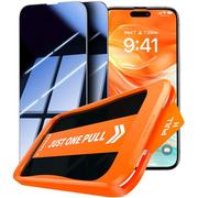 TORRAS for iPhone 17 Screen Protector UNBREAK TOP 9H Glass (100% Anti Spy) Privacy Screen for iPhone 17 Tempered Glass [OneStep Install], Black, 2 Pack