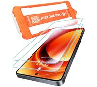 TORRAS for Samsung S26 Screen Protector, UNBREAK TOP 9H Glass, 2 Pack | [12FT Military-Grade Protection]TOP 9H+ Scratch Resistance, OneStep Install, 1:1Full Coverage, HD Clear & Smooth Touch,2 Pack