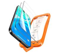 TORRAS [Full Screen Tempered Glass for iPhone 16 Pro Screen Protector 9H+ Anti-Scratch[12FT Military Shatterproof][No Bubbles No Dust] Longest Durable Screen Protector for iPhone 16 Pro 2 Pack